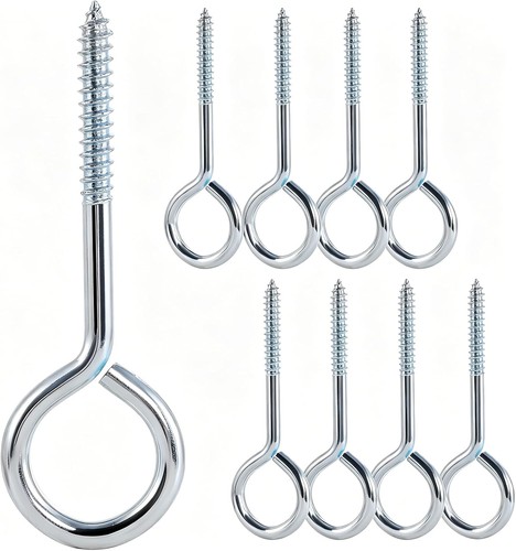 Pcs screw eye hooks - 8,