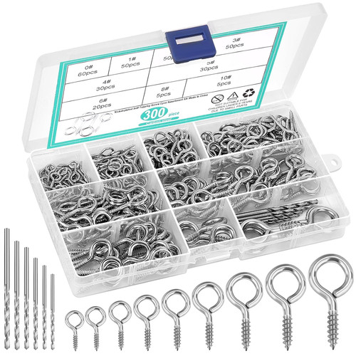 306 pcs eye - pcs, hooks